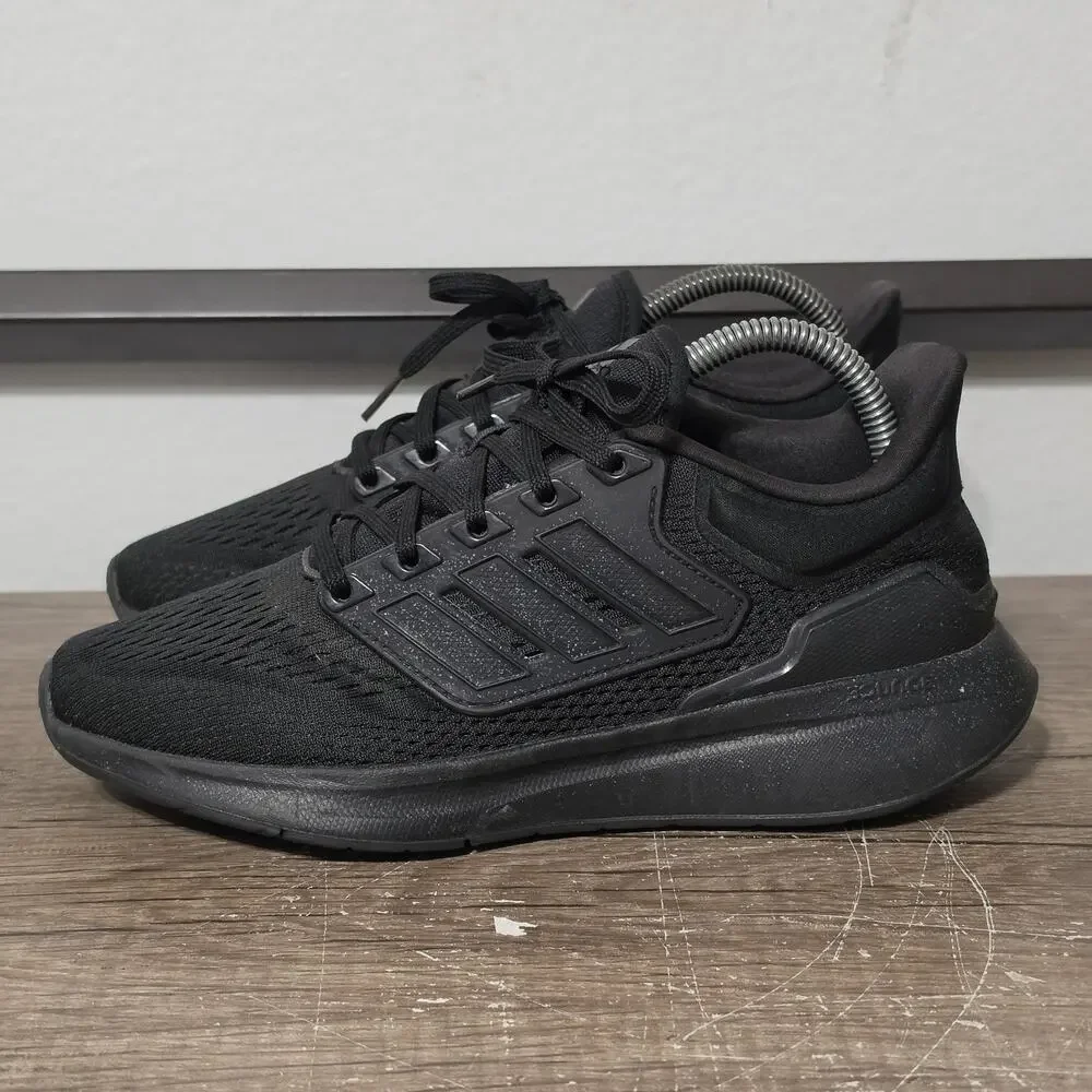 Adidas EQ21 Run Women's Athletic Running Shoes Sneakers Size 6.5 Black